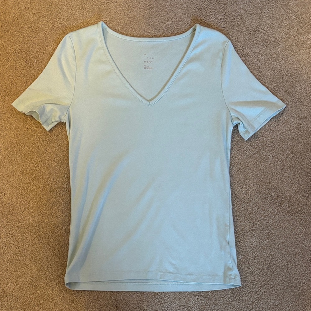A new day V Neck Shirt